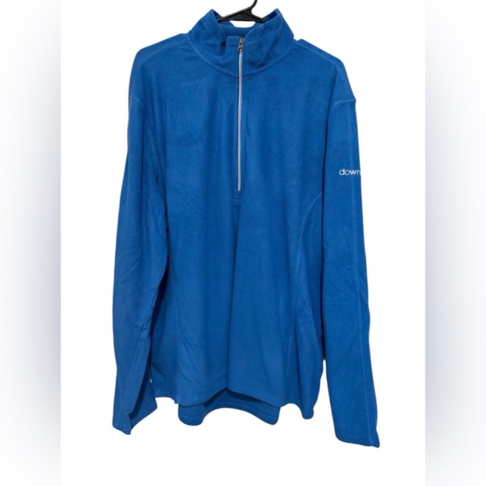 Men’s Fleece 1/4 Zip NWOT “Downsizing ” Movie Merch Royal Blue - XL - Picture 3 of 5